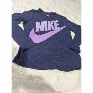Nike kids XL Long Sleeve Workout Shirt Dark Purple Pullover